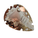 Oregon sunstone faceted pear fantasy cut gemstone, 4.88ct, view 8 of 10