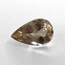 Oregon sunstone faceted pear gemstone, 2.21ct, rotating view