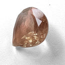 Oregon sunstone faceted pear gemstone, 2.72ct, view 5 of 8
