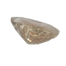 Oregon Sunstone faceted trillion fantasy cut gemstone, 2.50ct, from Plush, Oregon, on a white background, view 8 of 10