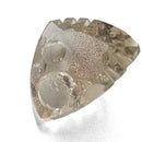 Oregon Sunstone faceted trillion fantasy cut gemstone, 2.50ct, from Plush, Oregon, on a white background, view 10 of 10