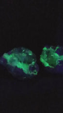 Trancas Geode - Mineral - Mexico - Crown Chakra - UV reactive video