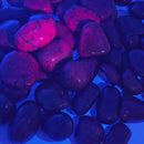 Ruby - Tumble - Crown Chakra - UV reactive