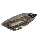 Smoky Quartz faceted cushion fantasy cut gemstone, 11.00ct, view 5 of 12