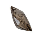 Smoky Quartz faceted cushion fantasy cut gemstone, 11.00ct, view 8 of 12