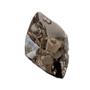 Smoky Quartz faceted cushion fantasy cut gemstone, 11.00ct, view 9 of 12