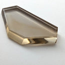 Smoky Quartz faceted freeform flatback step cut gemstone, 5.35ct, view 5 of 8