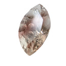 Sunstone faceted marquise fantasy cut gemstone, 2.43ct, on a white background, view 2 of 12