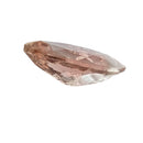 Sunstone faceted marquise fantasy cut gemstone, 2.43ct, on a white background, view 3 of 12