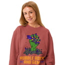 Unisex - Garment - Dyed Fleece Crewneck Sweatshirt - Classic Logo