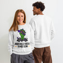 Unisex - Garment - Dyed Fleece Crewneck Sweatshirt - Classic Logo