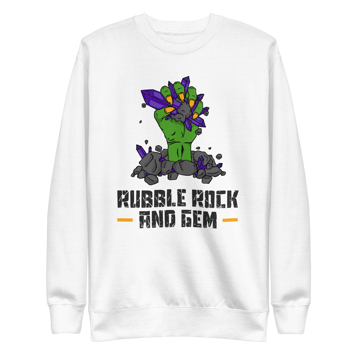 Unisex premium sweatshirt with the classic logo.