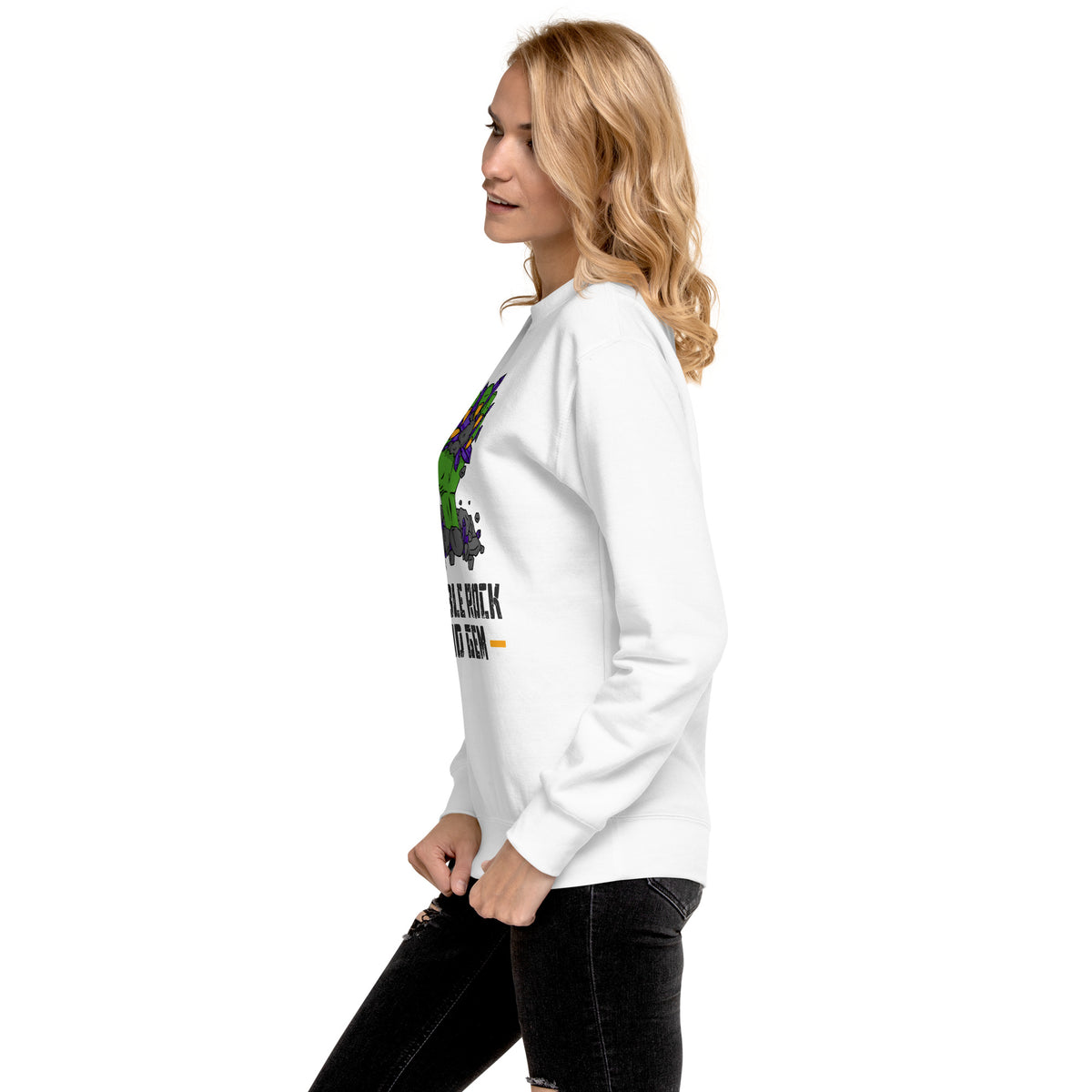 Unisex premium sweatshirt with the classic logo.
