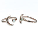 10kt Rose Gold Plated Moon - Ring