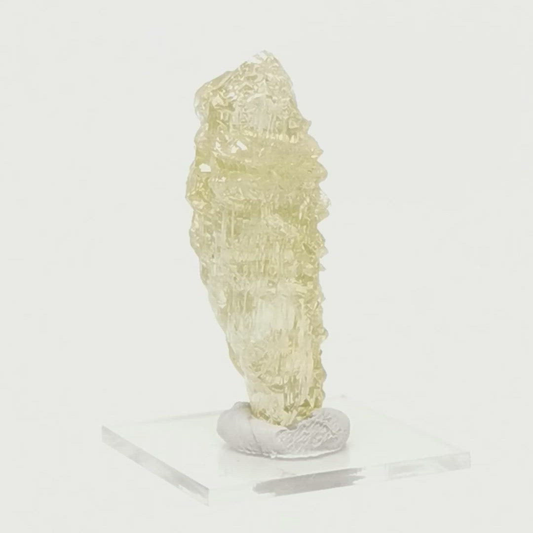 Heliodor mineral specimen from Volyn Deposit, Ukraine.