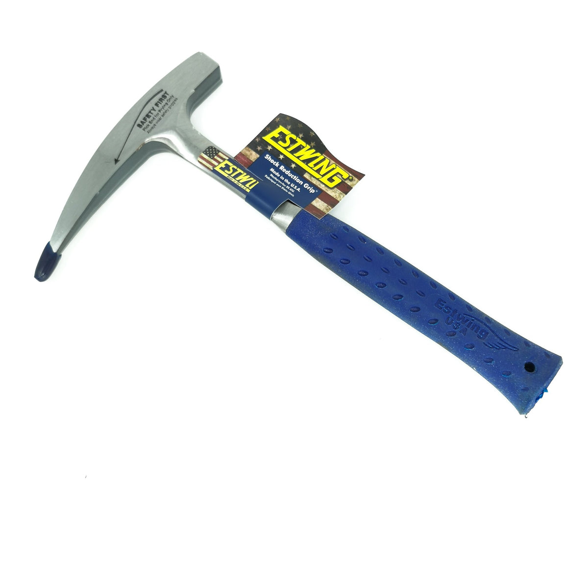 14oz Estwing Rockhounding Hammer, made of drop forged solid American steel.