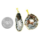 Oco Geode 电镀 - 吊坠