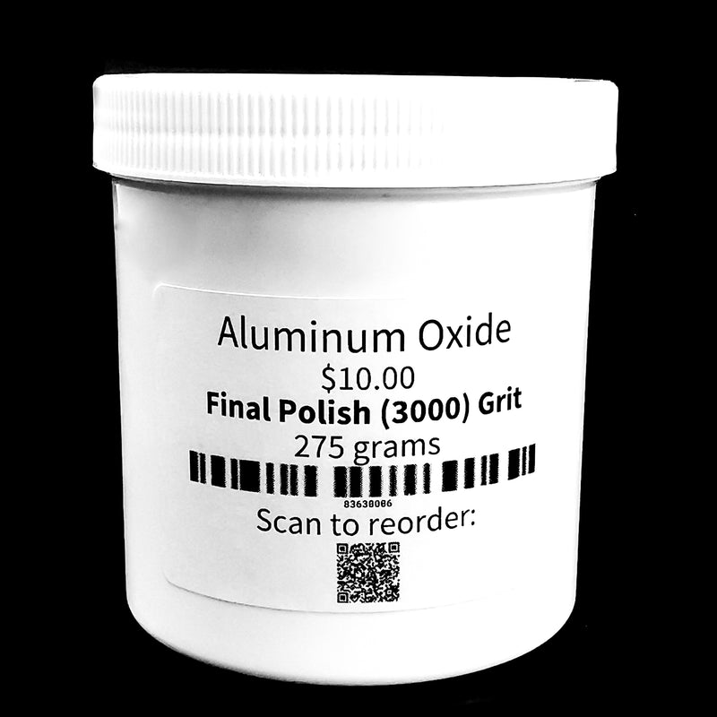 3000 Grit Aluminum Oxide - Final Polishing Powder - Stage 4
