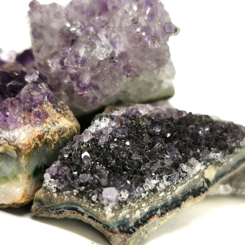 迷你德魯茲紫水晶 - B 級 - 礦物
