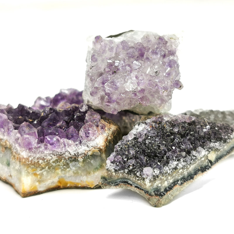 迷你德魯茲紫水晶 - B 級 - 礦物