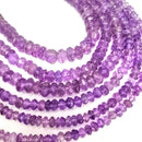 Amethyst - Facet - Bead Necklace
