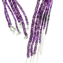Amethyst - Facet - Bead Necklace