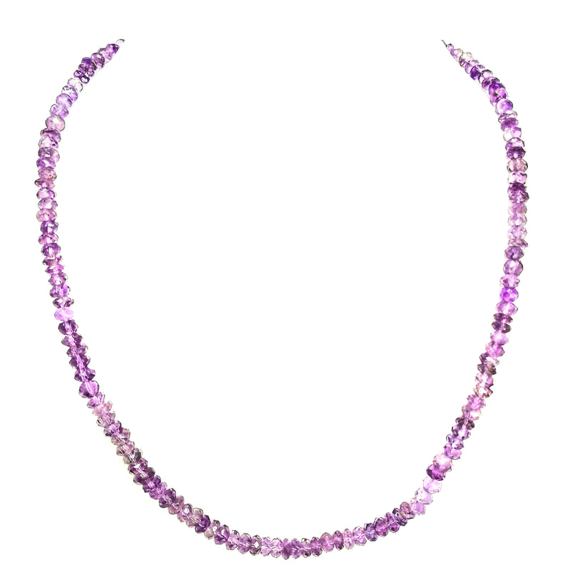 紫水晶 - 刻面 - 珠項鍊