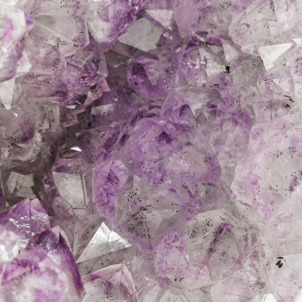 Amethyst Crystal sphere specimen, a variety of quartz, from Brazil.