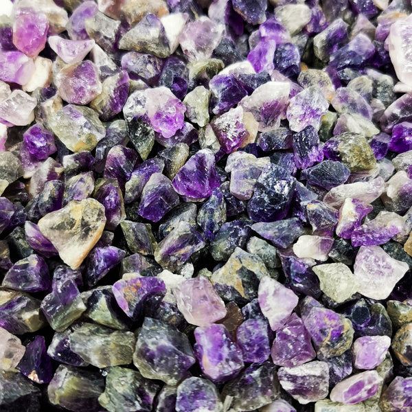 紫水晶片 - 未加工