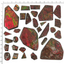 斑彩石 - 高品级 - 凸圆形