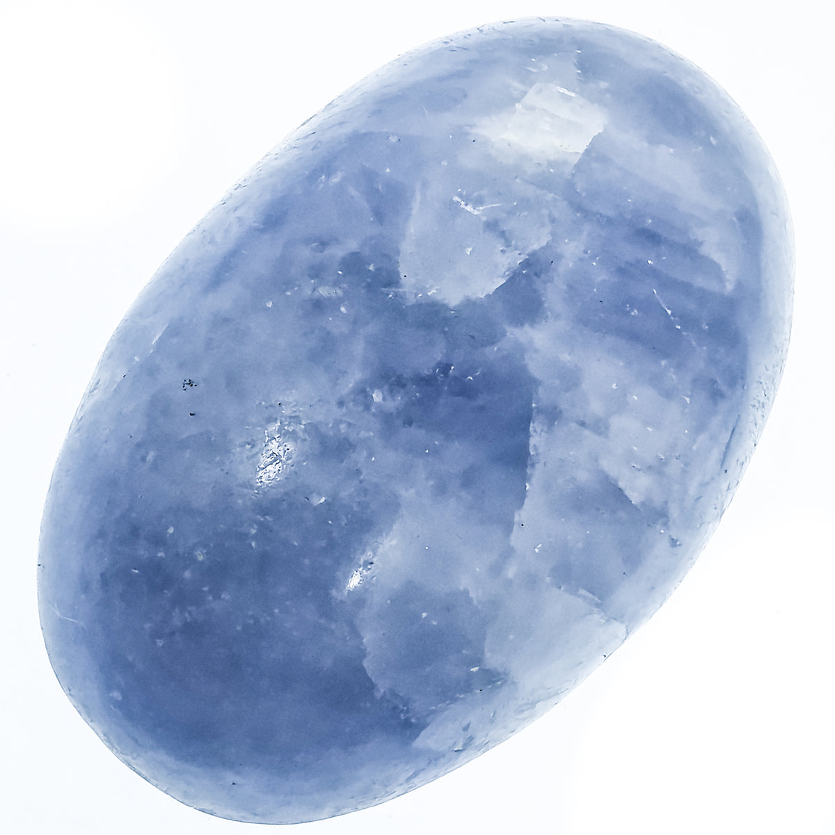 Angelite palm stone from Madagascar.