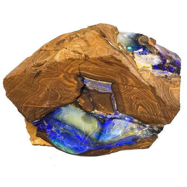 澳大利亚博尔德蛋白石拼图 - 矿物标本
