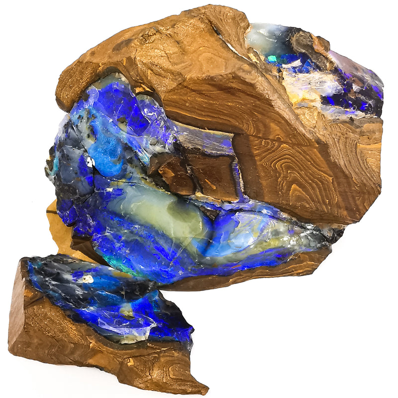 澳大利亚博尔德蛋白石拼图 - 矿物标本