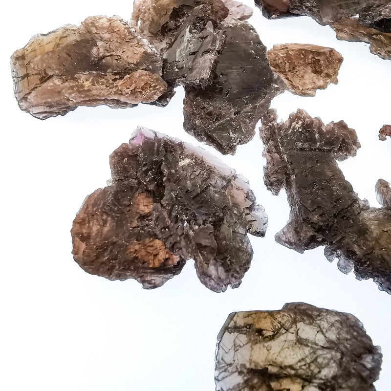 Axinite Texture Axinite Etched - Mineral