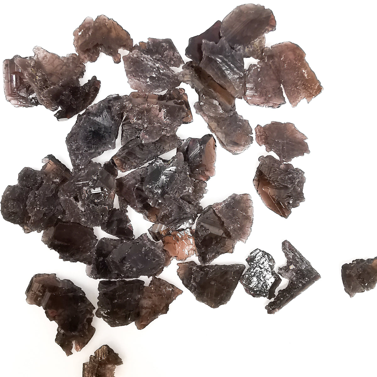 Axinite Etched specimen from Skardu, Gilgit-Baltistan, Pakistan.