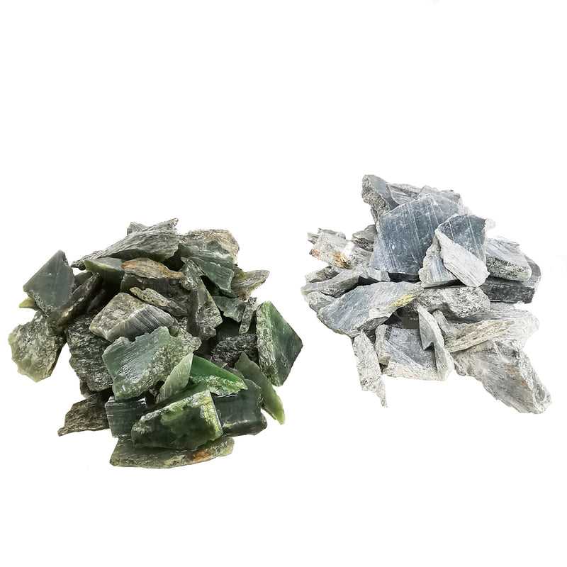 BC Nephrite Jade Offcuts - Low Grade - Rough