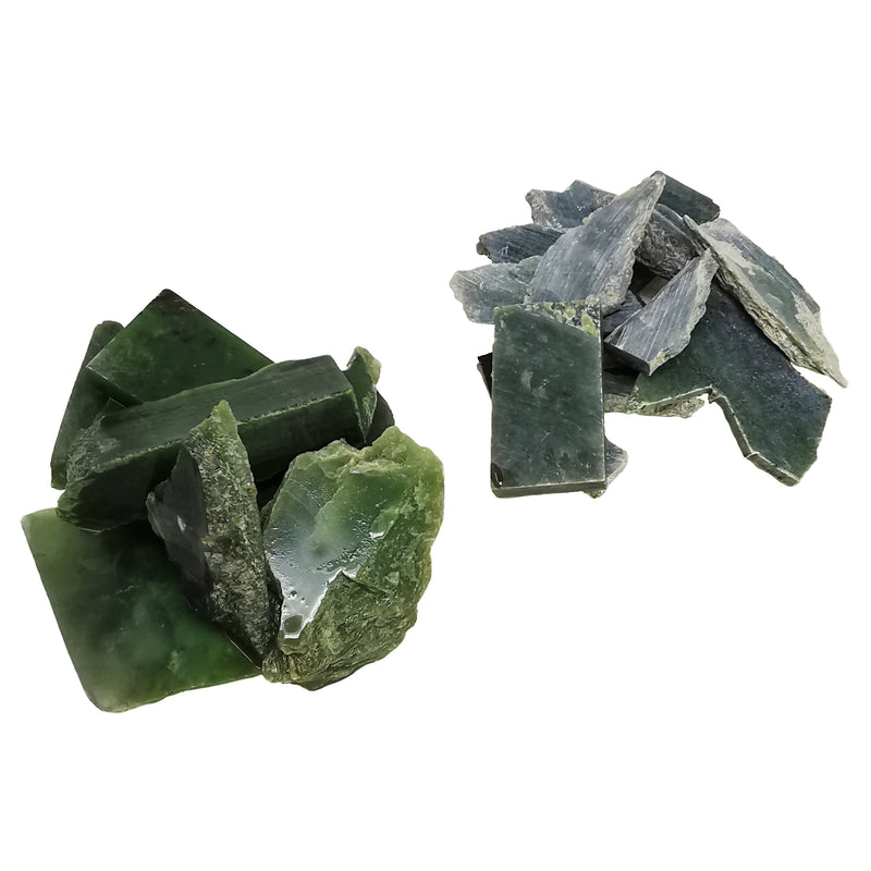BC Nephrite Jade Offcuts - High Grade - Rough