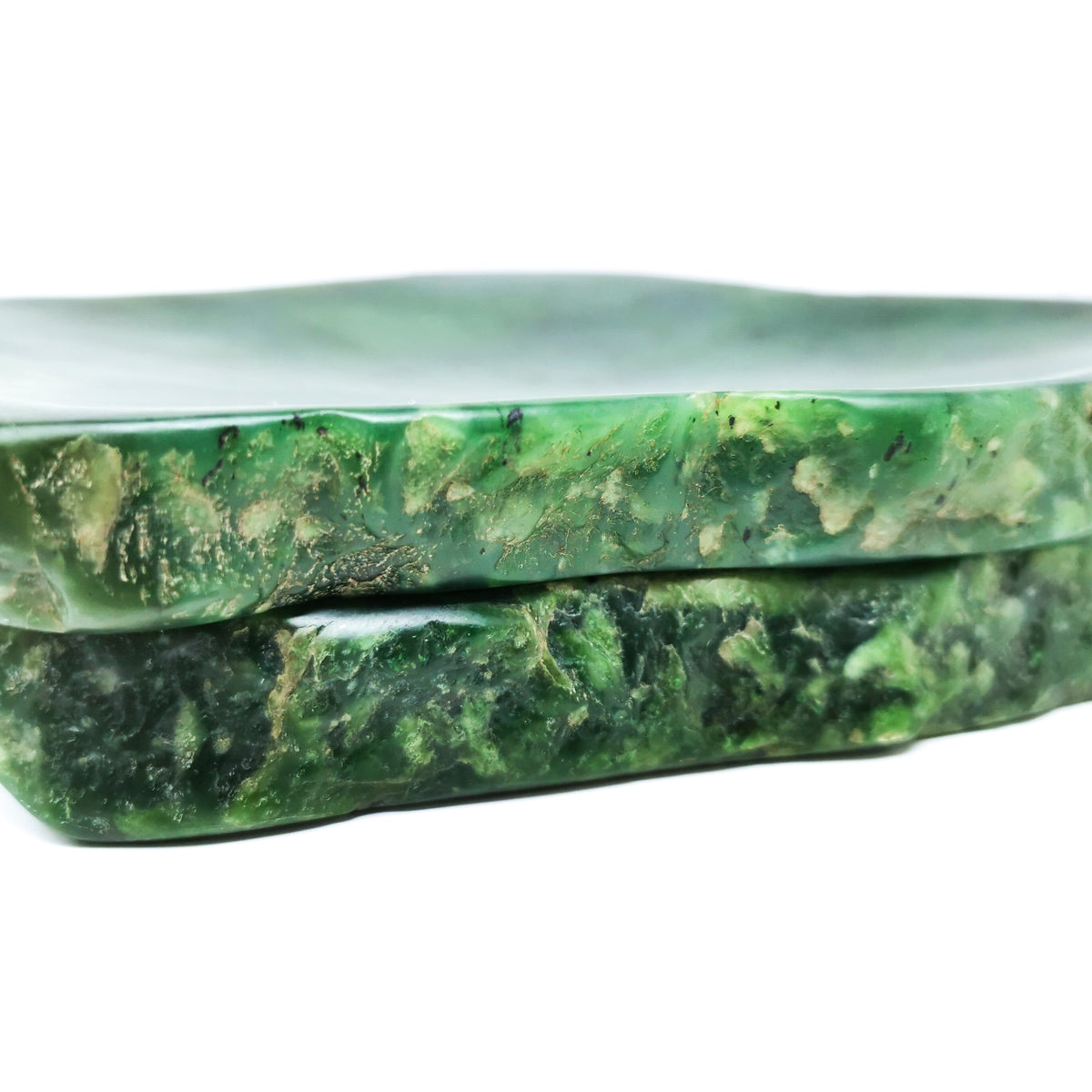 BC Jade dish from British Columbia, Canada.