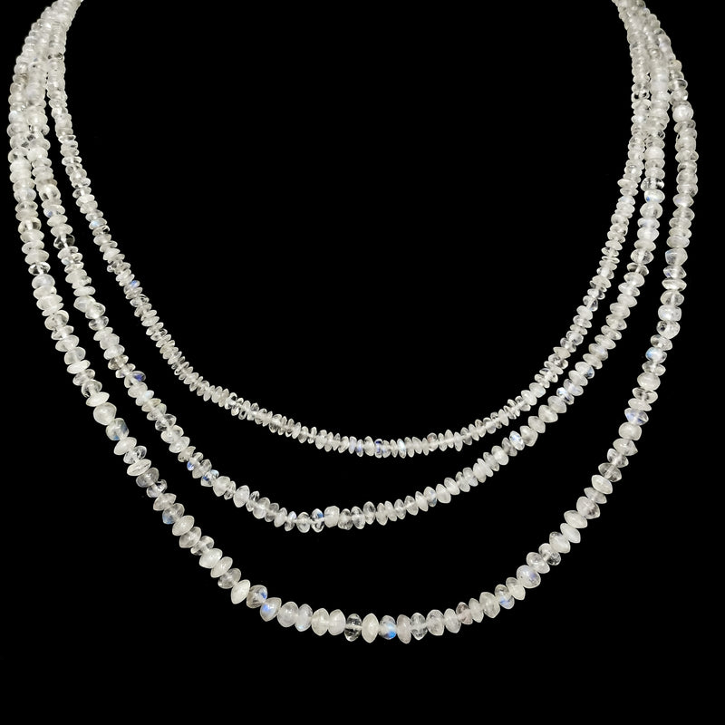 Moonstone - Smooth - Bead Necklace
