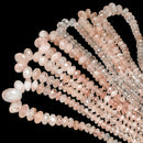 玫瑰石英 - 大刻面漸層 - 珠項鍊