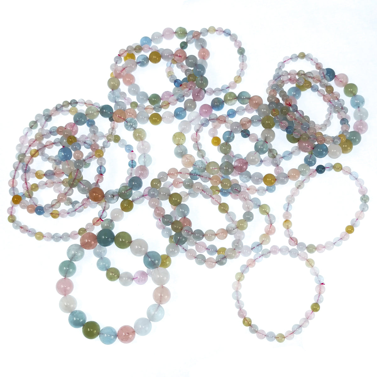 Beryl bead bracelet.