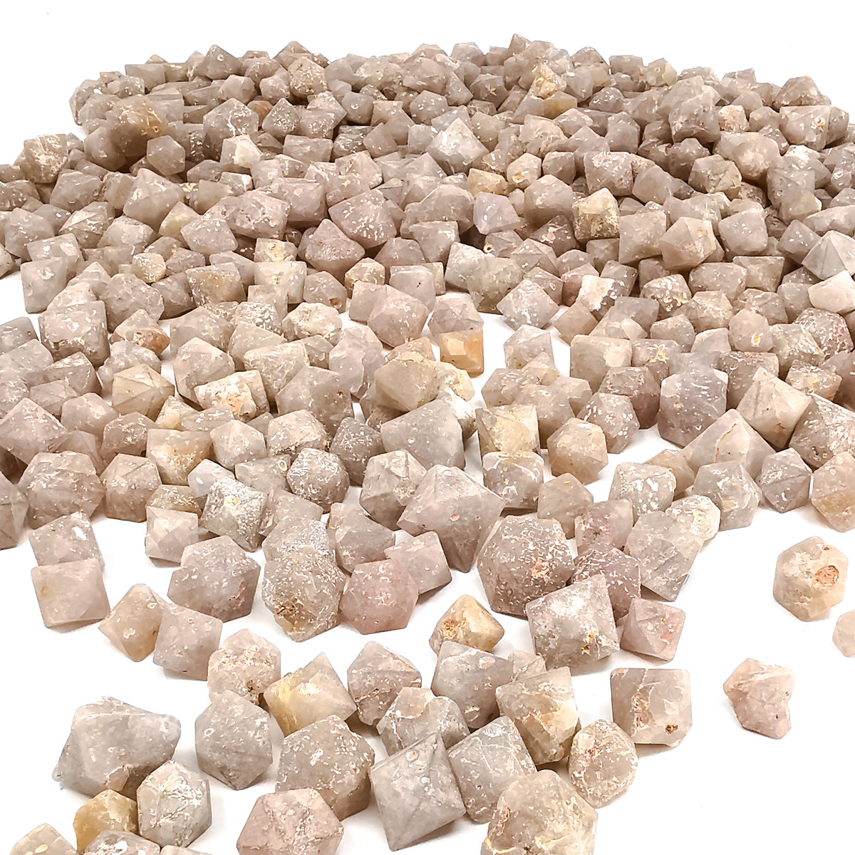 Beta Quartz minerals from Indonesia.