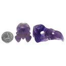 Fluorite Bird Skull (Large) - Carving
