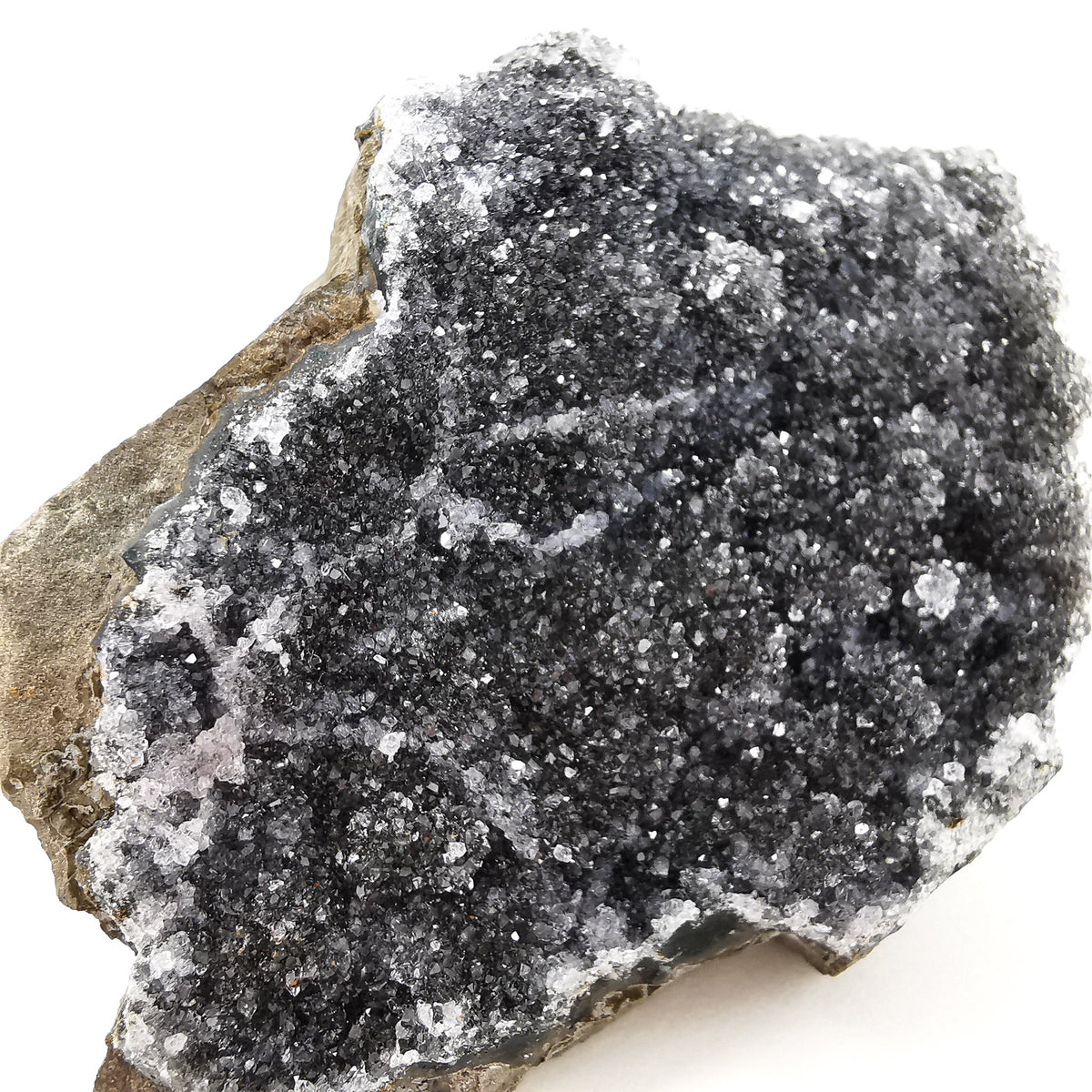 Black amethyst druzy from Uruguay – druzy surface