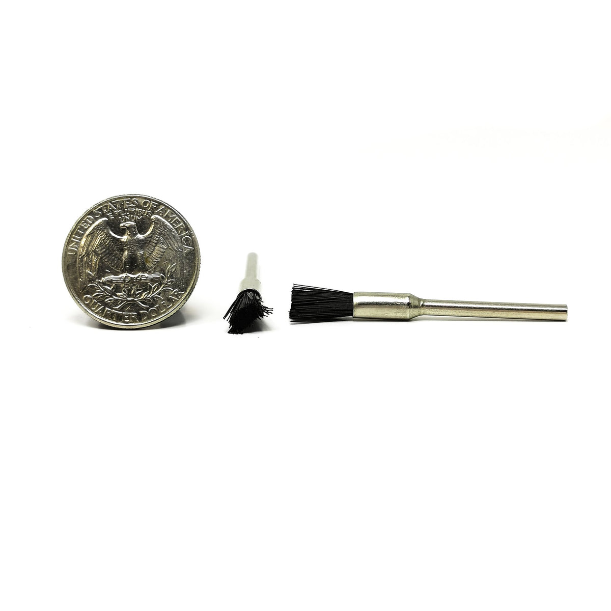 Black Bristle Brush small 5pcs, made of nylon.