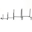 Black Upright Steel Slab Stand - Display