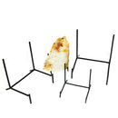 Black Upright Steel Slab Stand - Display