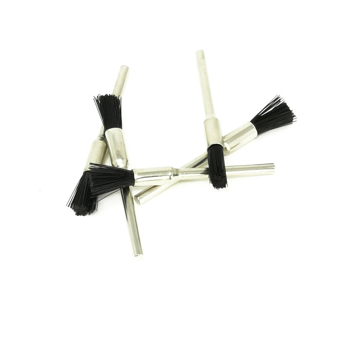 Black Bristle Brush small 5pcs, made of nylon.