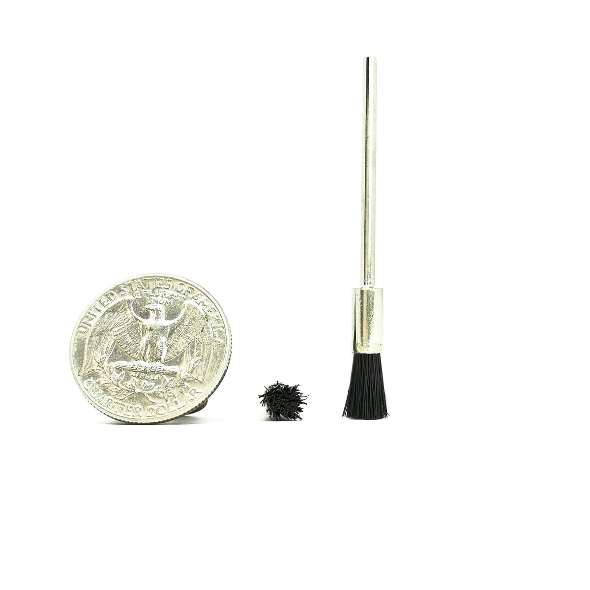 Black Bristle Brush small 5pcs, made of nylon.