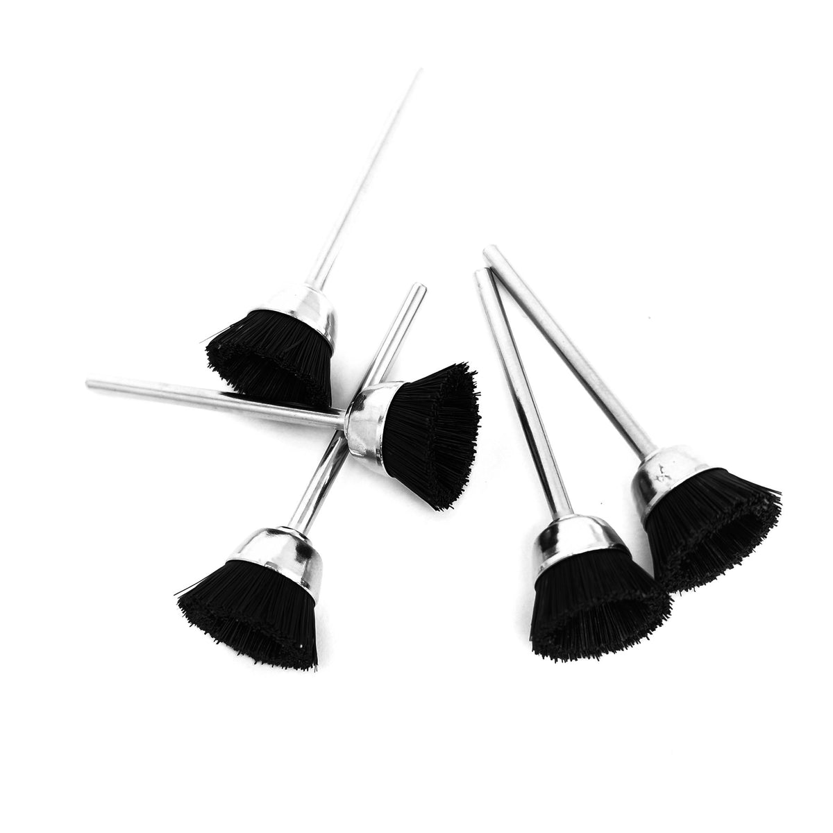 Black Bristle Brush lrg stiff, made of nylon.